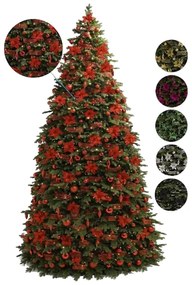 Gigantický vianočný stromček 3D Smrek Exkluzív 1000cm LED7104 s dekoračným balíčkom