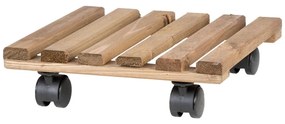 Drevený pojazdný podstavec pod kvetináč (výška 8 cm) Indoor & Outdoor – Esschert Design