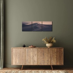 Obraz - Piesočné duny (s hodinami) (90x30 cm)
