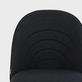 Jedálenská stolička LUDI čierna 738180