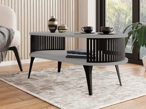 Konferenčný stolík Mozimo, Farba: čierna/dub craft zlatý