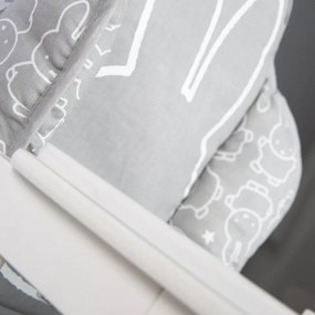Sivá vložka do jedálenskej stoličky Miffy – Roba