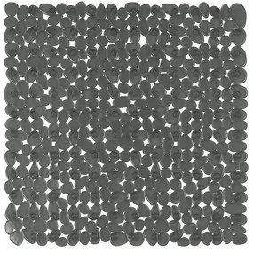 Spirella Protišmyková podložka do sprchy RIVERSTONE, tmavosivá, 54 x 54 cm