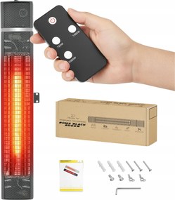 Žiarič Teplo Infračervený terasový nástenný elektrický ohrievač 2 kW