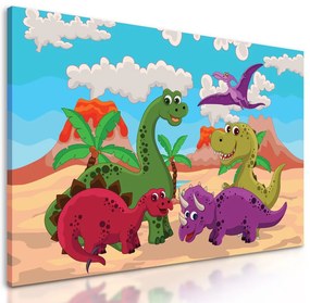 Obraz dinosaurí kamaráti