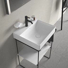 DURAVIT DuraSquare umývadlo do nábytku s otvorom, bez prepadu, 500 x 470 mm, biela, 2353500041