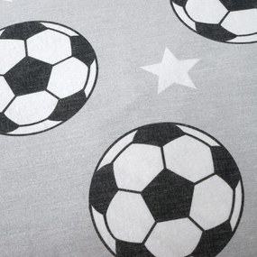 Flanelová detská plachta na jednolôžko 90x190 cm Football Stars – Catherine Lansfield