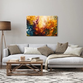 Obraz - Abstraktná maľba kvetov (90x60 cm)