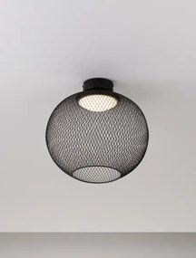 LED čierne moderné stropné svietidlo Kinetic 40