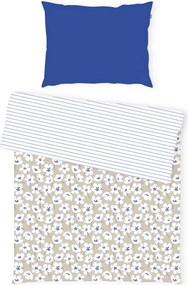 XXXLutz POSTEĽNÁ BIELIZEŇ, renforcé, modrá, 140/200 cm Tom Tailor - Online Only bytové doplnky - 003463020402