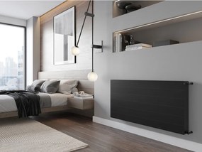Mexen, Panelový radiátor Mexen Line CL22 600 x 1600 mm, bočné pripojenie, 2532 W, čierny - W422L-060-160-70
