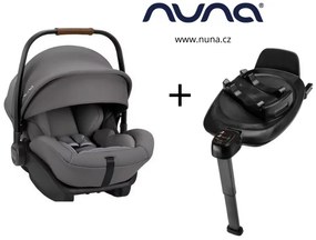 Set autosedačky Nuna ARRA NEXT + otočná základna BASE NEXT granite