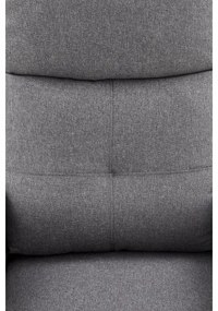 Polohovateľné kreslo FELIPE šedá