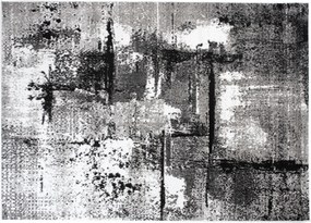 TA Koberec Q541D WHITE MAYA PP ESM Sivý Obdĺžnikový Rozmer: 120x170 cm