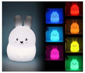 Verk 12262 Nočná RGB lampička dotyková králik USB 1200mAh s diaľkovým ovládaním