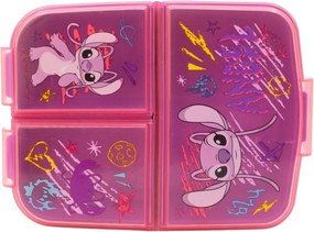 Multibox na desiatu Lilo &amp; Stitch - motív Angel - s 3 priehradkami