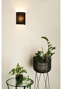 Brilagi - Nástenné svietidlo SEMI 1xE27/15W/230V pr. 20 cm čierna