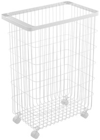 Biely kovový kôš na bielizeň 55 l Tower – YAMAZAKI