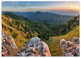 Obraz - Horská krajina (70x50 cm)