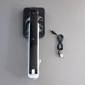 Zuma Line 1949-BK-LED Nabíjacia stolná lampa LED/8W/1200mAh 3000/4500/6000K čierna