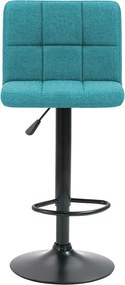 Barové stoličky s látkovým poťahom, 2 ks, rôzne farby- mätové