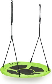Detská hojdačka bocianie hniezdo 100 cm zelená - záhradná, nosnosť 150 kg ECOTOYS