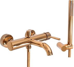 Rea Lungo, vaňová batéria s ručnou sprchovou hlavicou, medená lesklá, REA-B7987