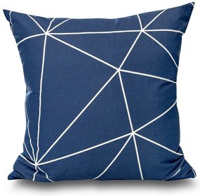 Kvalitex Obliečka na vankúš Nordic Grid modrá, 50 x 50 cm, 50 x 50 cm