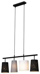 Brilo 4027-045 - Luster na lanku SHADES 4xE27/40W/230V