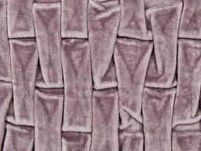 Sada 2 skladaných zamatových vankúšov 45 x 45 cm fialová CHIRITA Beliani