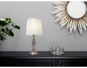 Cottex B1099BK - Stolová lampa INEB 1xE14/40W/230V strieborná