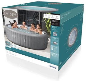 Lay-Z-Spa HAWAII AirJet 8 BESTWAY 6001J – nafukovacia vírivka pre 8 osôb