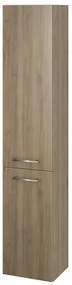 Kúpeľňová skrinka vysoká Cersanit LARA 30x150x25 cm orech mat S926-008-DSM