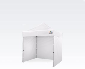 BRIMO Nožnicový Altánok 2x2 m Oceľ | Profi Zázemie Postavené za 45 s. - s 3 stenami - Biela 6