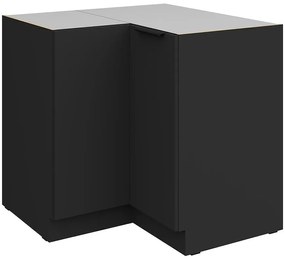 Kuchynská skrinka Aria-Bl/Bl Anti Fingerprint 90x90 Dn 2f Bb