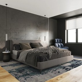 Závesné svietidlo Luvo, 3x betónové tienidlo