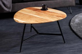 Dizajnový konferenčný stolík Machiko 60 cm akácia