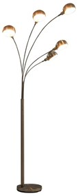 Stojanová lampa strieborná 200 cm 5 x E14 282417