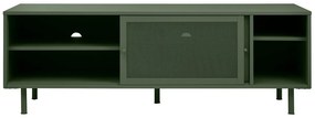Dizajnový TV stolík Taiyanna 160 cm olivovo-zelený