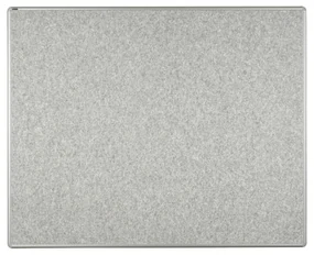 Textilná nástenka ekoTAB v hliníkovom ráme, 1500 x 1200 mm, sivá