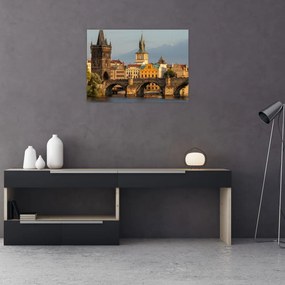 Sklenený obraz - Karlov most (70x50 cm)