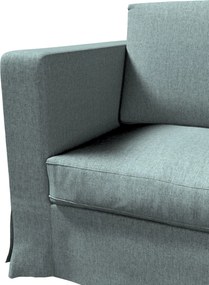 Poťah na sedačku Karlanda  (pre 3 osoby,nerozkladacia,dlhý) farba produktu modrá látka zapletaná