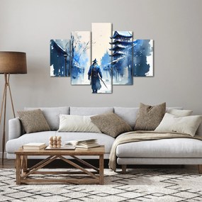Obraz - Samuraj, aquarel (150x105 cm)