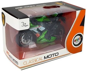 LEAN TOYS Motorka so zotrvačníkom 1:14 Zelená