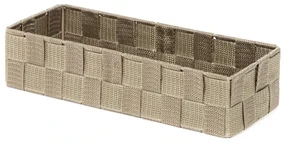 Compactor Úložný organizér do zásuvky Compactor TEX - košík L, 130 x 12 x 7 cm, Taupe (sivo-béžový), L