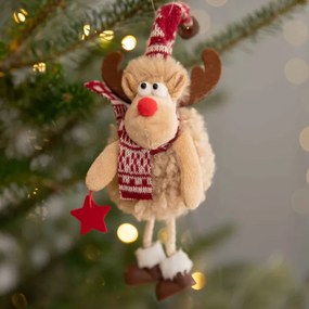 Vianočná ozdoba HAKON sobík 800530