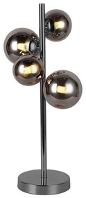 Wofi 8014.04.24.9000 - LED Stolná lampa 4xG9/3W/230V čierna