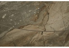 Rozkladací jedálenský stôl 41451 130/190 x 100cm Marble Look Taupe Ceramik - Komfort-nábytok