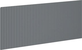 Mexen Mexen, Rýhované čelo pre korpus kúpeľňovej skrinky 80 x 43,5 cm, grafitová matná, 91A20-0800-470-1-66