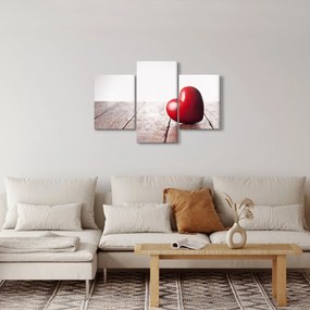 Obraz dreveného srdca (90x60 cm)